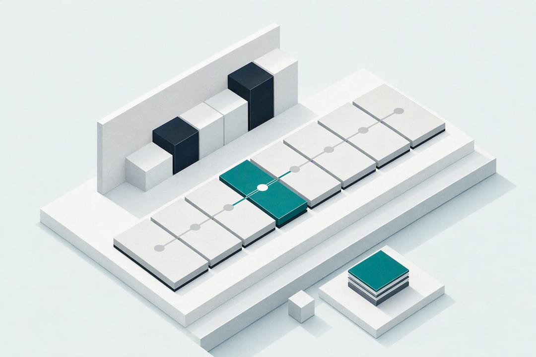 Isometric responsibility matrix title card