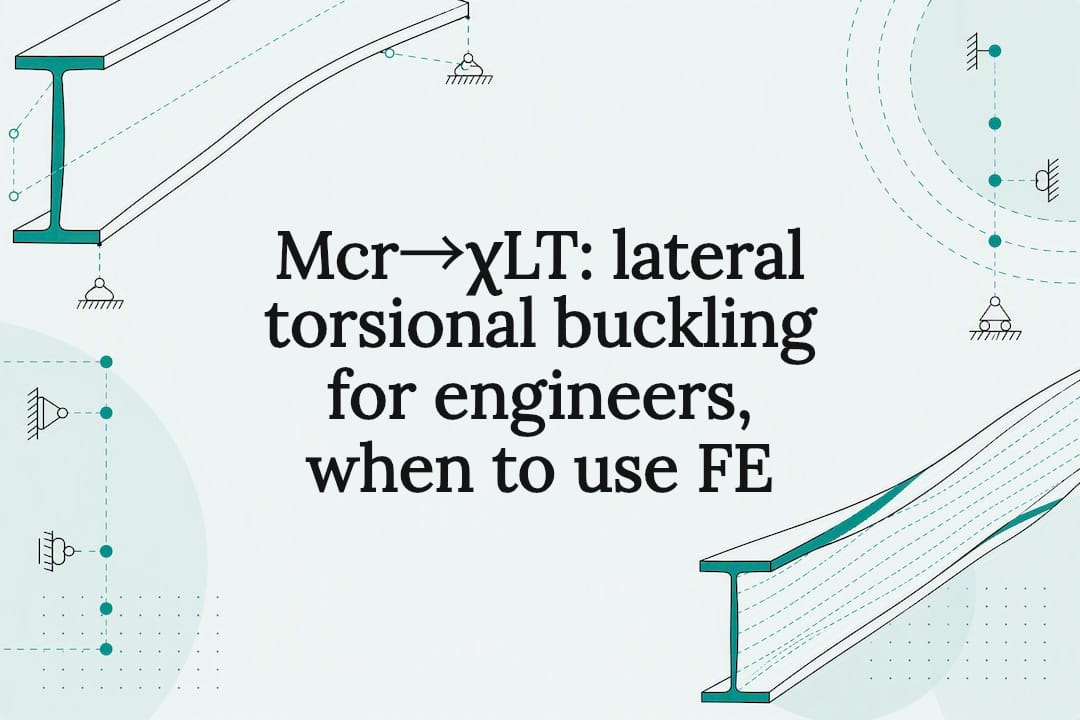 Mcr→χLT: lateral torsional buckling for engineers, when to use FE