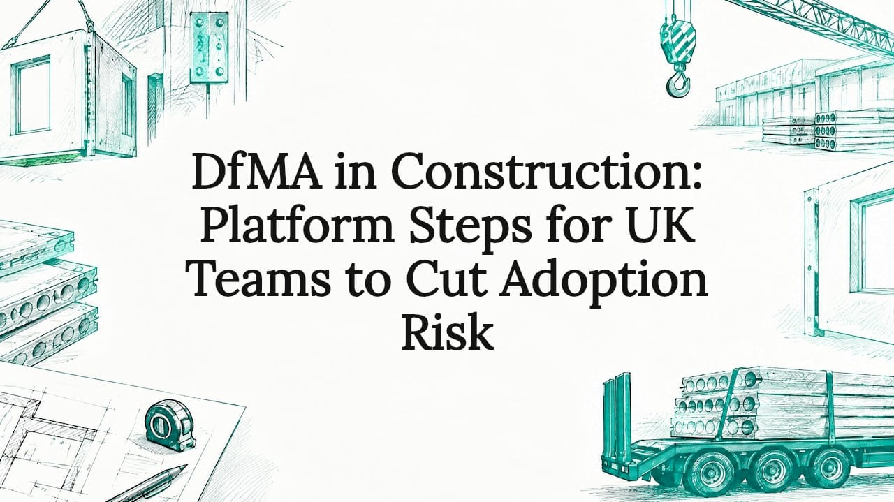 DfMA in Construction: Platform Steps for UK Teams to Cut Adoption Risk