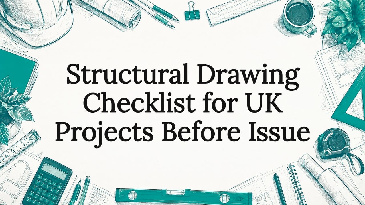 Structural Drawing Checklist for UK Projects Before Issue